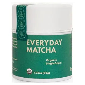 Rishi Tea Everyday Matcha - Organic Japanese Daily Matcha Green Tea Powder for Cafe-Quality Matcha Drinks, Hot or Iced - 1.05 Oz Tin