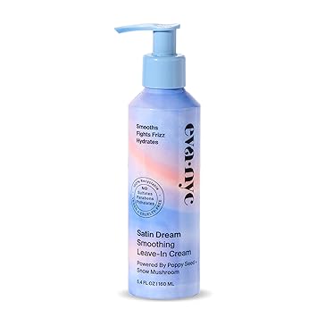 Eva NYC Satin Dream Smoothing Leave-In Cream for Thick Hair, Daily Softening Conditioner, GMO-Free Anti-Frizz, 5.4 fl oz